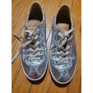 AUTHENTIC PAUL SMITH Woman 7.5 Eur 38 SHOE SIZE DUSTY LEAF MSRP $425 Silver